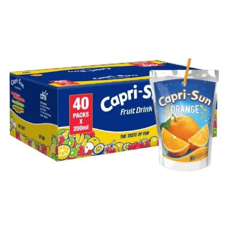 100% Orange Fruit Juice - Pack Of 40 - 200ml