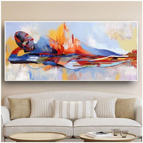 Budah Unframed Canvas  (size: 120cm X 70cm)