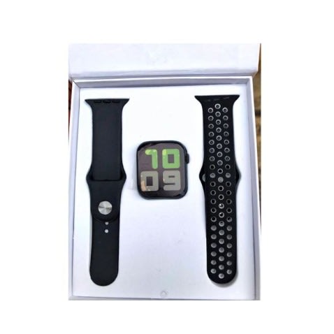 T55 Smart Watch Series 5 With Magnetic Charging, Call And Message Functions - Black
