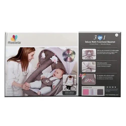 Mastela 3-in-1 Deluxe Multi-functional Bassinet/swing & Napper Swings