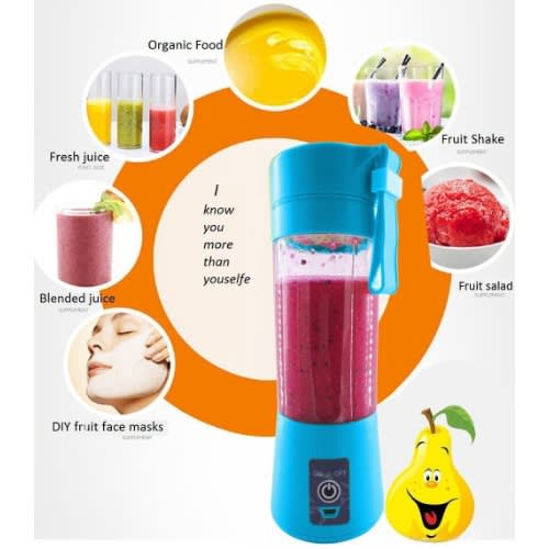 Rechargeable & Portable Juicer Blender - Blue