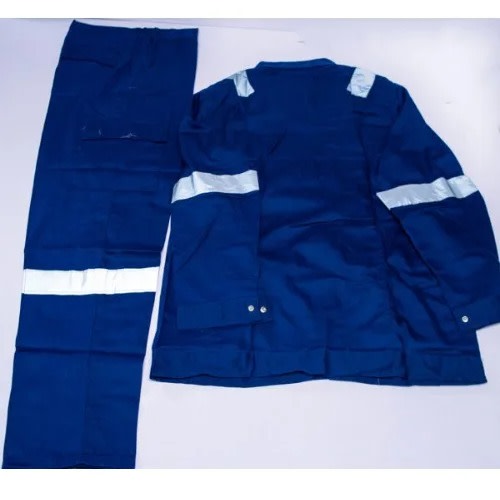 Safety Reflective Coverall - Up And Down -Blue- Medium