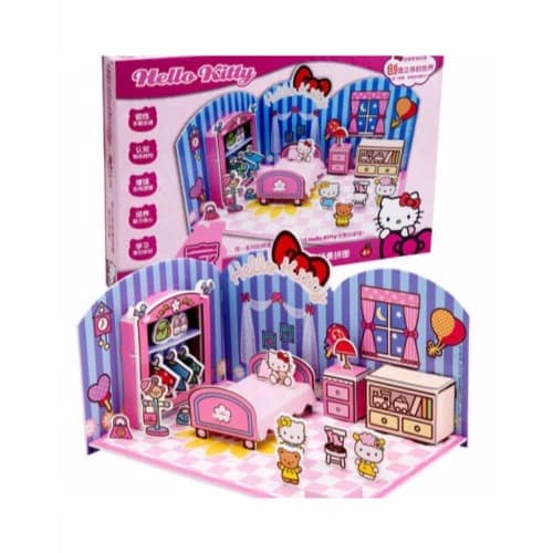 3d Board Stereo Puzzle - Bed Room