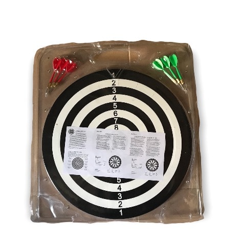 Standard Dart Board & 6 Spears