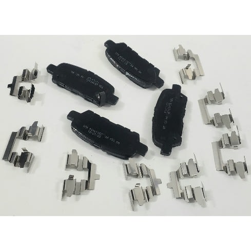 Set Of Zd905 Quick Stop Ceramic Rear Brake Pad - 4pcs