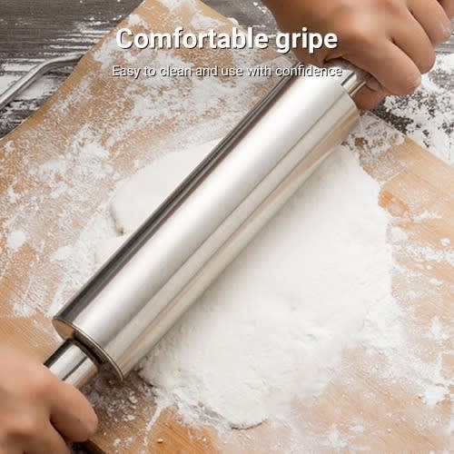 Non-stick Stainless Steel Rolling Pin - 10