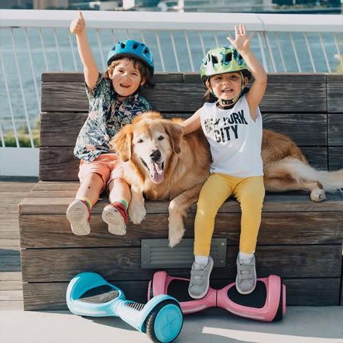 Hover-1 Hoverboard With Led Headlights For Kids - Pink