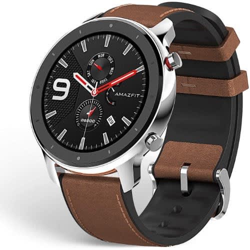 Amazfit Gtr 47mm Smartwatch With Built-in Gps -Stainless Steel - A1902