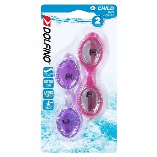 Kids Swimming Sports Goggles – Pink & Purple