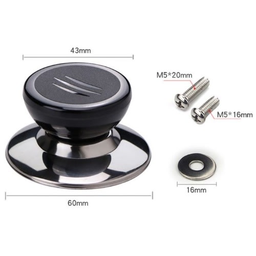 Universal Kitchen Pot Stainless Lid Cover Handle