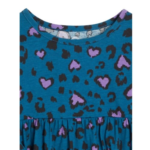 Girls Organic Cotton Long Sleeve Knit Skaters Dress-  3 Pcs