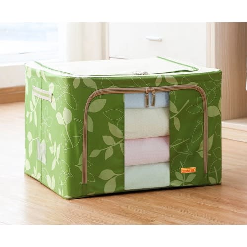 Foldable Fabric Storage Boxes - Set Of 4