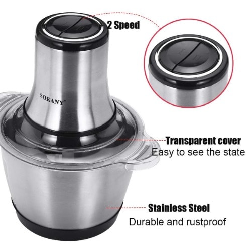 Yam Pounder - 3L- 800w - Silver