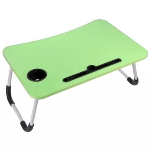 Laptop Table With Cup And Tablet Holder- Lemon