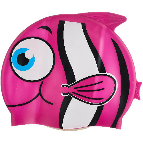 Kids Little fish Swim Cap - Pink