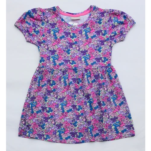 Girls Family Floral Print Dress