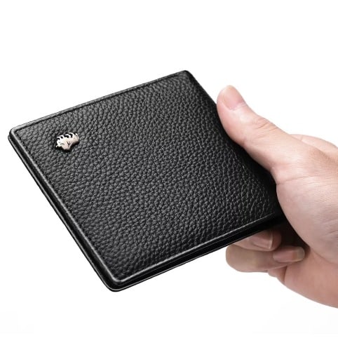 Genuine Leather Wallet - Black