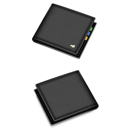 Genuine Leather Wallet - Black