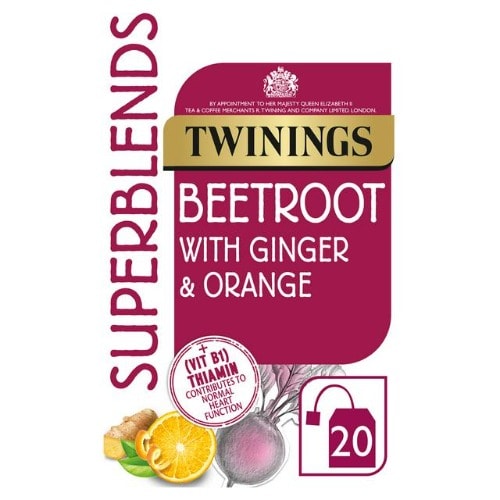 Superblends Beetroot Tea With Ginger & Orange - 20 Teabags