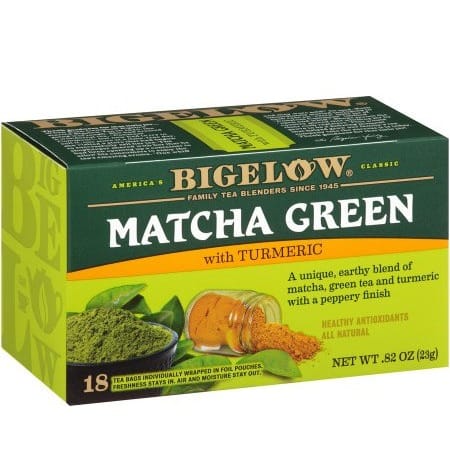 Matcha Green Tea With Turmeric - 18 Count - 23g