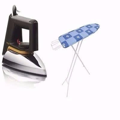 Dry Iron + Ironing Board
