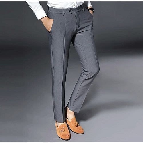Trousers For Men- 3Pieces - Ash Black And Navy Blue