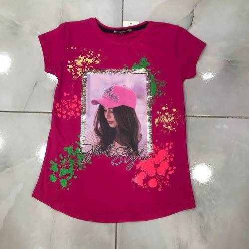 Turkey Mordern Girls Style Top - Hot Pink