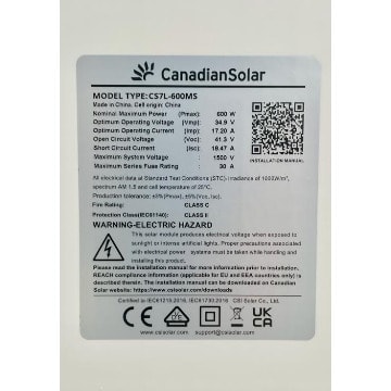 600w Monocrystaline Panels