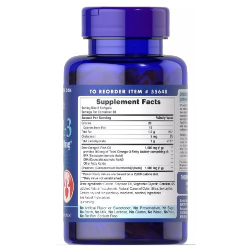 Omega-3 Fish Oil Plus Circulatory Support By 60 Softgels