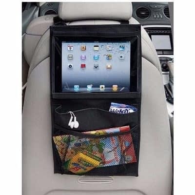 Car Back Seat Organizer And Tablet Holder