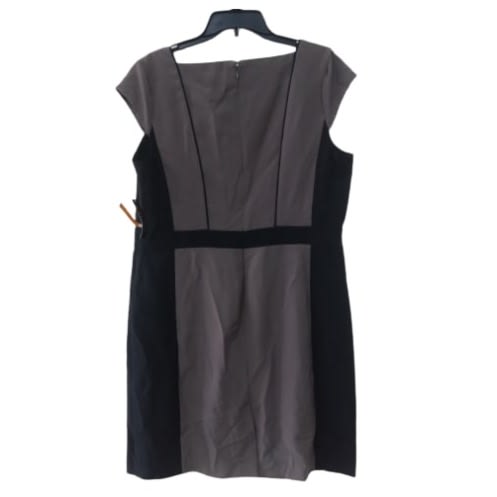 Women's Short Dress - Black & Brown