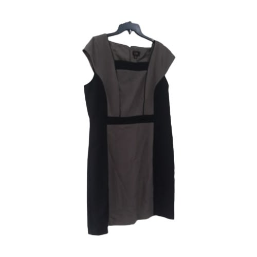 Women's Short Dress - Black & Brown