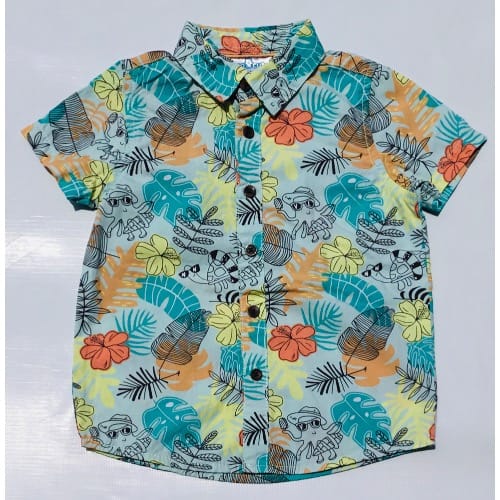 Boys Short Sleeve Cotton Shirt