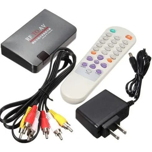 Rf To Av Converter With Remote And Adapter