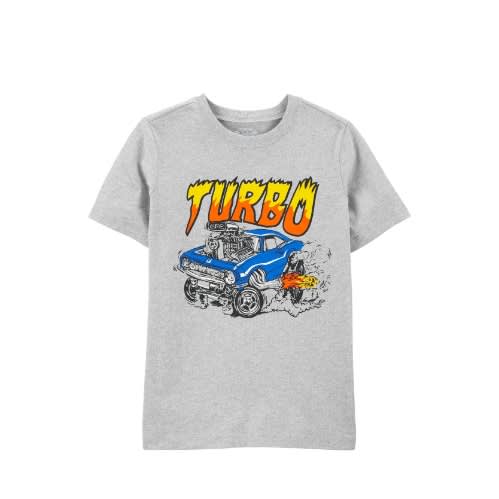 Boys Cars Turbo Graphic Tshirt