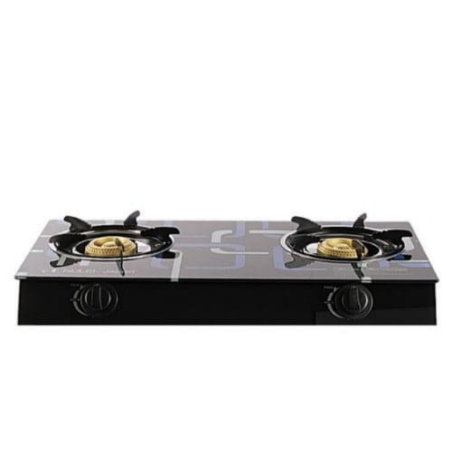 Glass Table Top Gas Cooker- 2 Burner