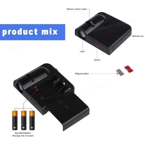 Wireless Car Door Led Welcome Laser Projector Audi Logo Light - 2 Pieces