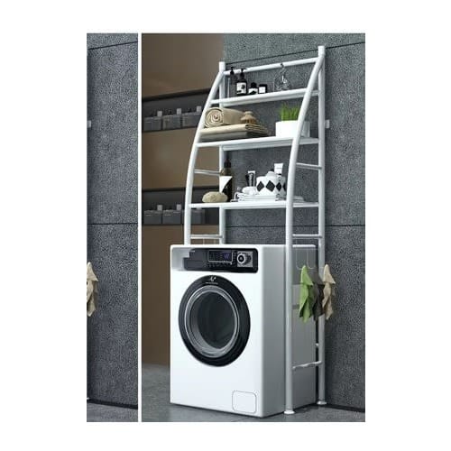 Curved Over The Washing Machine Rack