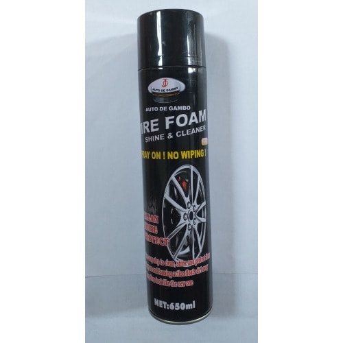 2 Pieces Tire Foam Shine & Cleaner - 650ml