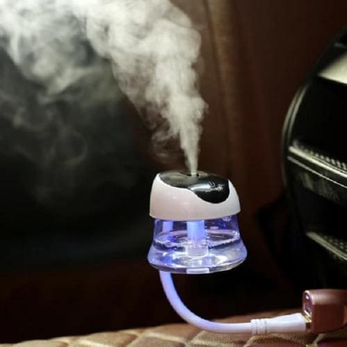 Car Aromatherapy Air Diffuser Humidifier - Black