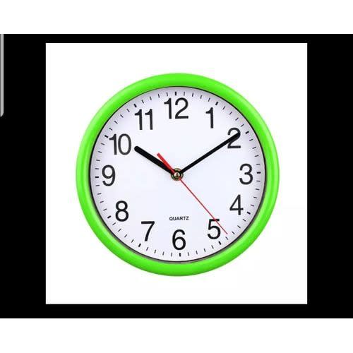 Round Wall Clock- Green