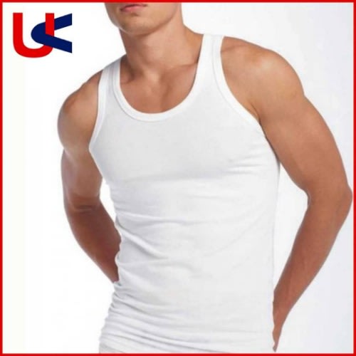 3 In 1 Men's Cotton Sleeveless Singlet - White