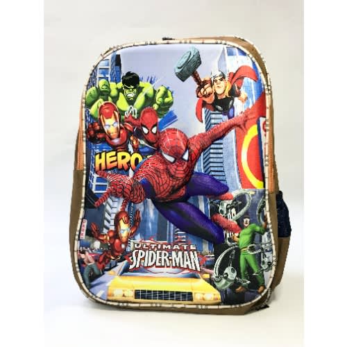 Spiderman Embossed Kids School Bag