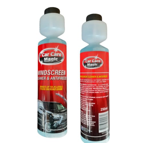 Car Care Magic Winds Screen Cleaner & Antifreeze-250ml x2