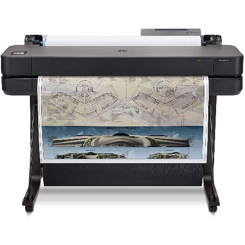 Designjet T630 Large Format Wireless Plotter Printer - 36", With Convenient 1-click Printi