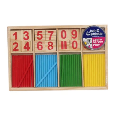 Wooden Sticks & Numbers