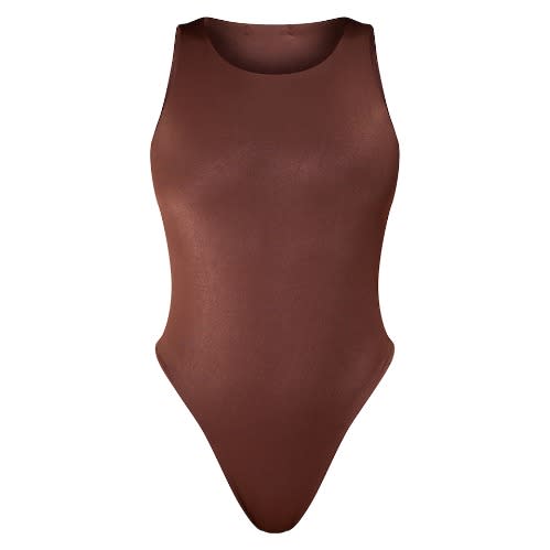 Sleeveless Bodysuit - Dark Brown