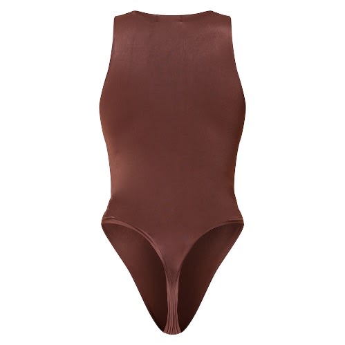 Sleeveless Bodysuit - Dark Brown