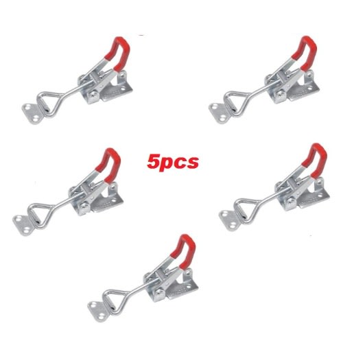 Galvanized Iron 4001 Adjustable Buckle Lock Quick Latch Clamp With Key Hole