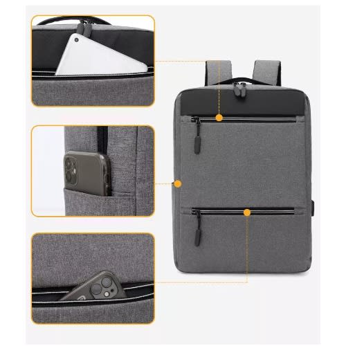 Waterproof Lightweight 15inches Travel Backpack With USB Port